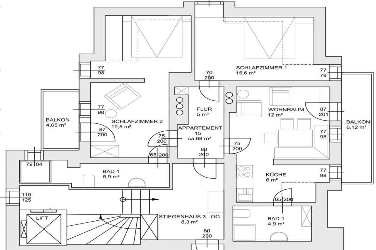 Pension Appartements Gabriele Bad Gastein Dış mekan fotoğraf